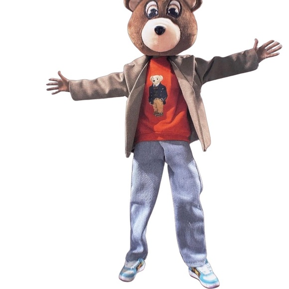 Ye College Dropout Bear 12" Action Figure - Picture 10 of 14